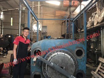 Phục hồi xi lanh thủy lực đường kính 700mm lực ép 1000 Tấn